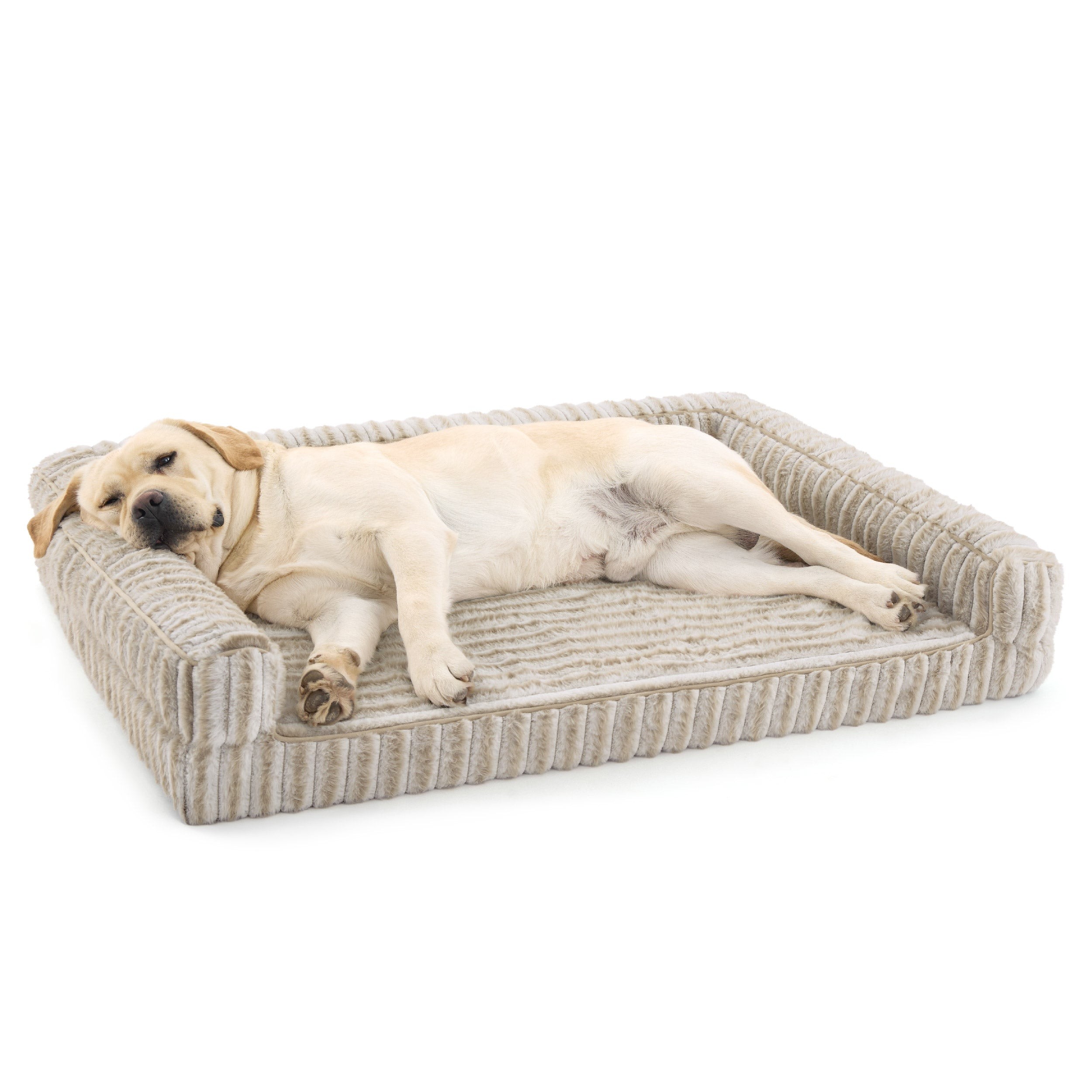 Corduroy Dog Sofa with Layered Foam - Amphora