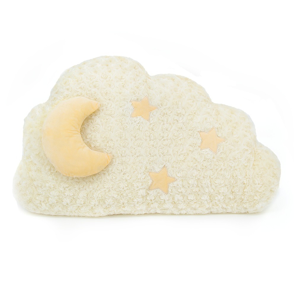 Cloud-Shaped Cat Bed with Moon Pillow