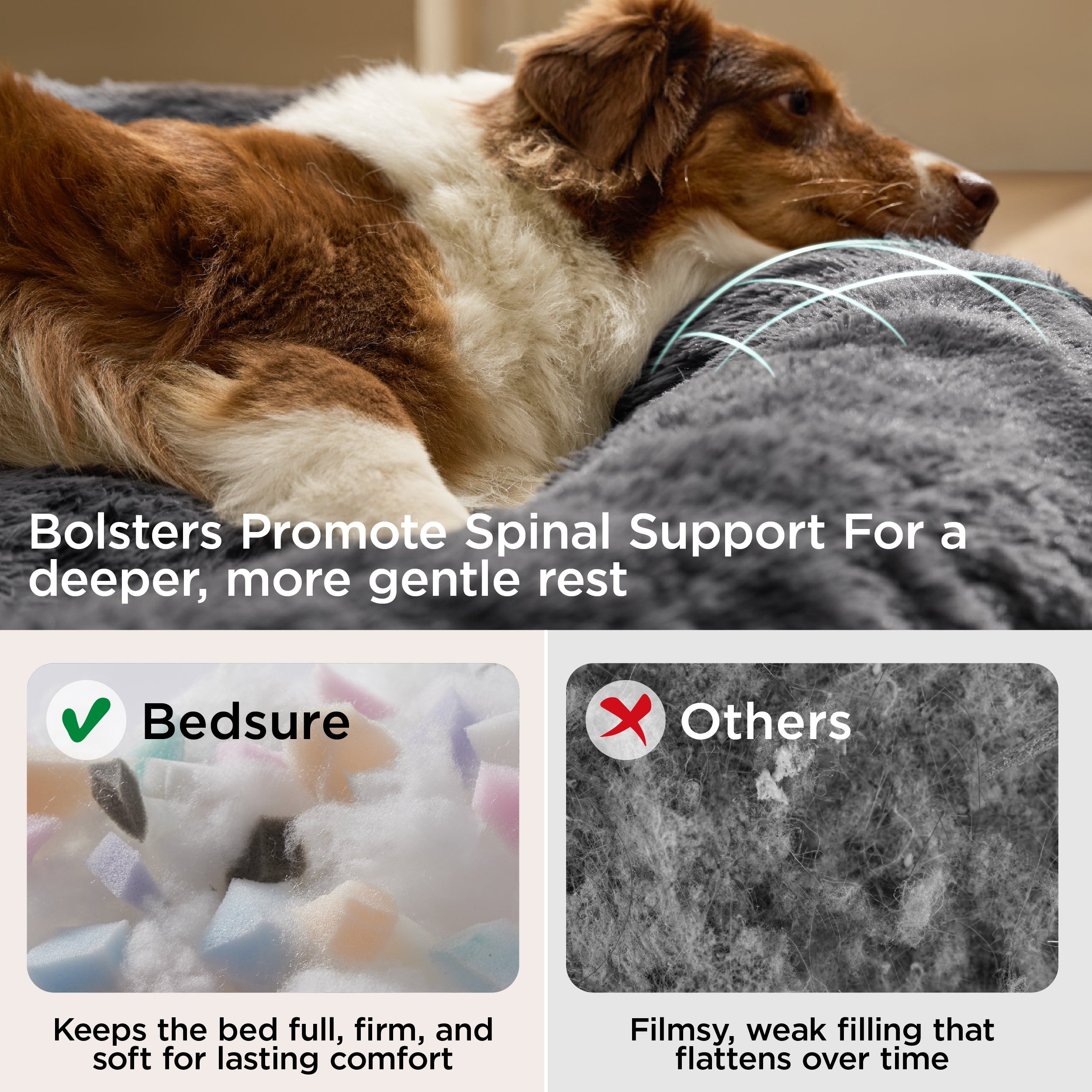 Donut Dog Bed with Removable Washable Cover