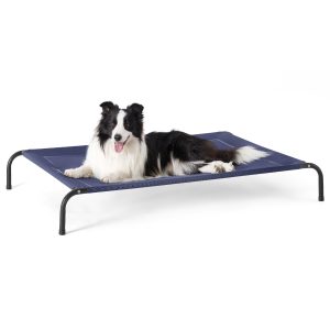 Elevated Mesh Dog Bed with Metal Frame