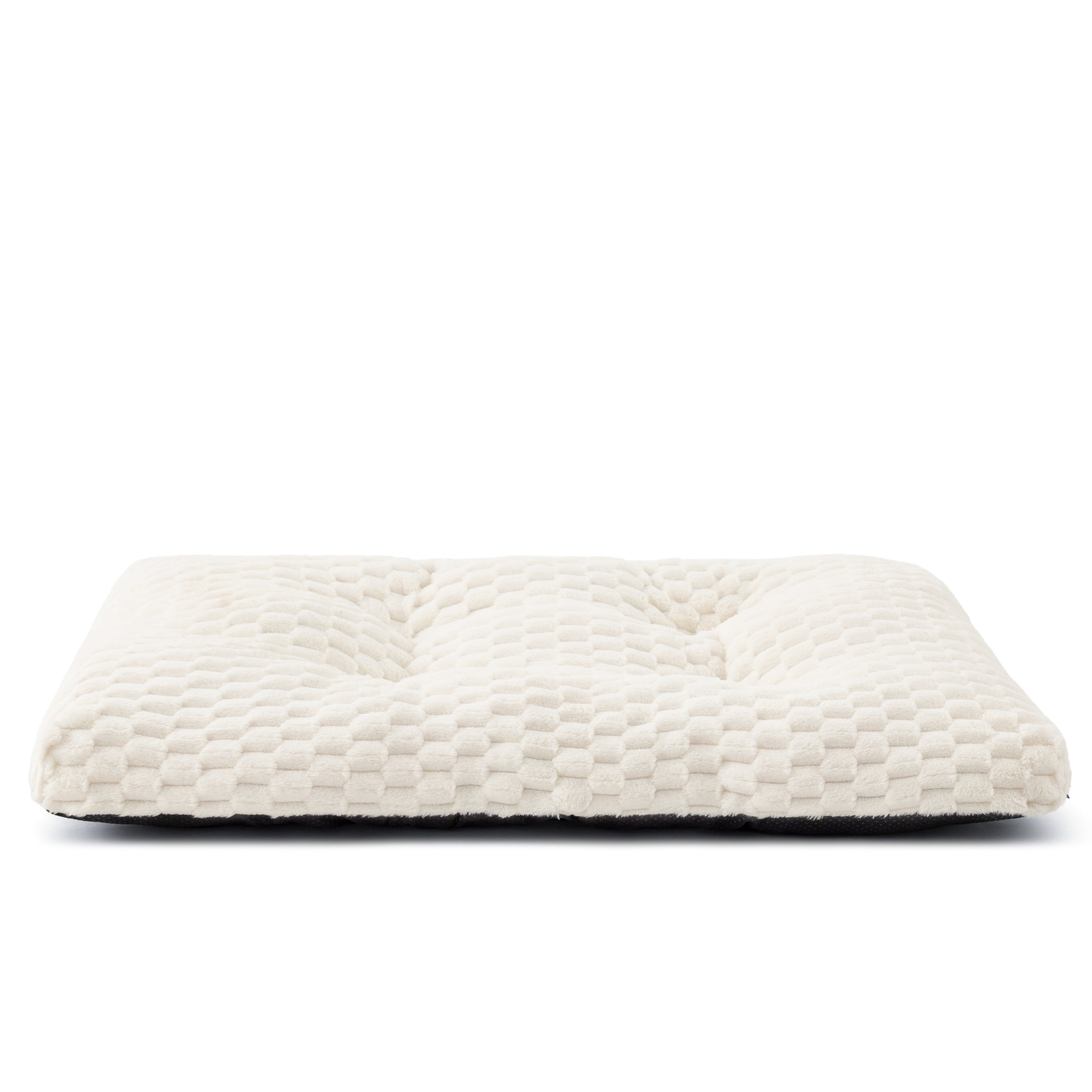 Textured Bubble Fleece Dog Bed with Fiber Filling